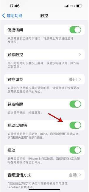 库车苹果手机维修分享iPhone手机如何设置摇一摇删除文字 