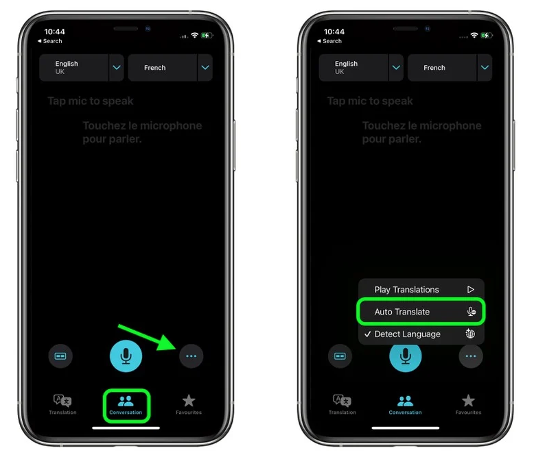 库车苹果手机维修分享iOS 15 “翻译” App 新改进 